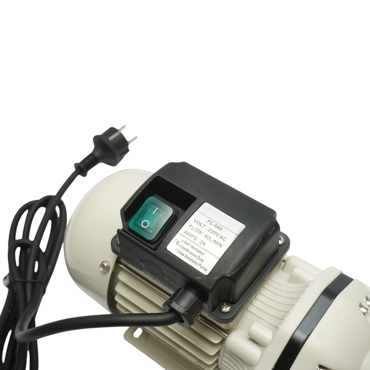 Pompa transfer solutie uree 220V, 330W, debit 40L/min cu furtun si pistol IP55 Breckner Germany - imagine 6