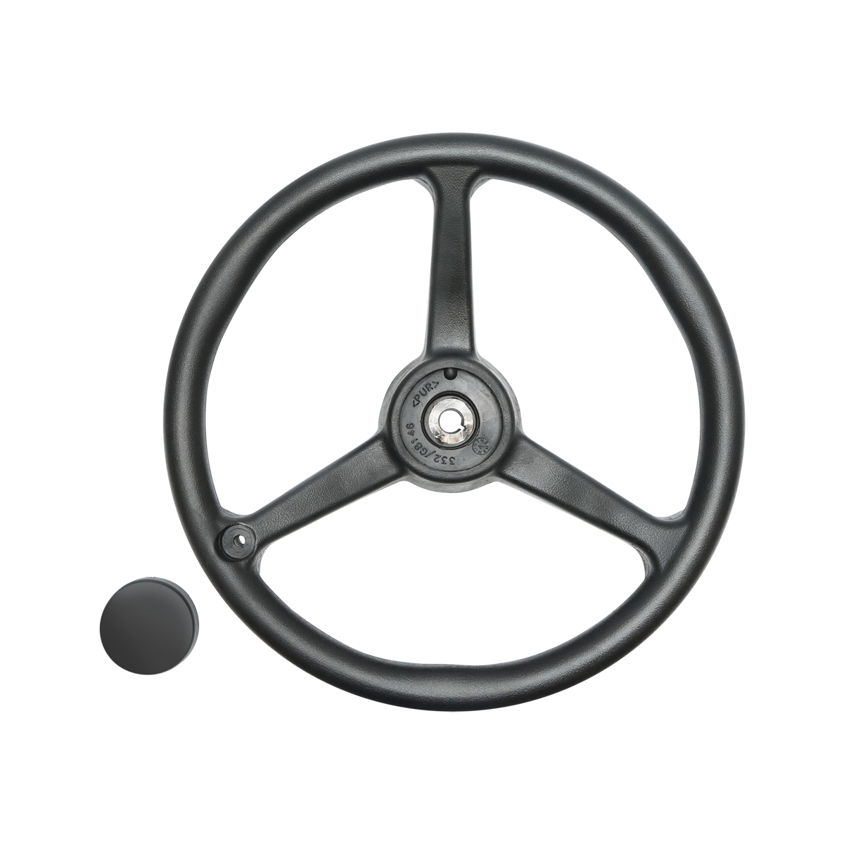 Volan model vechi cu prindere pana pentru JCB 3CX, 4CX OEM 125-35000 - imagine 2