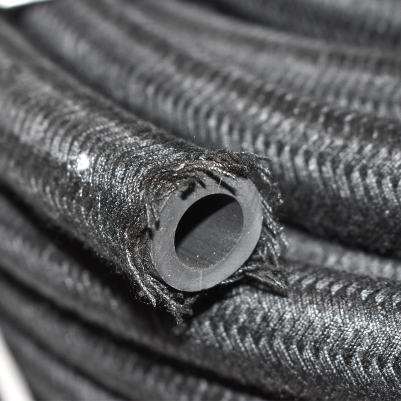 Furtun combustibil 10x18 cu protectie din bumbac rola 30m