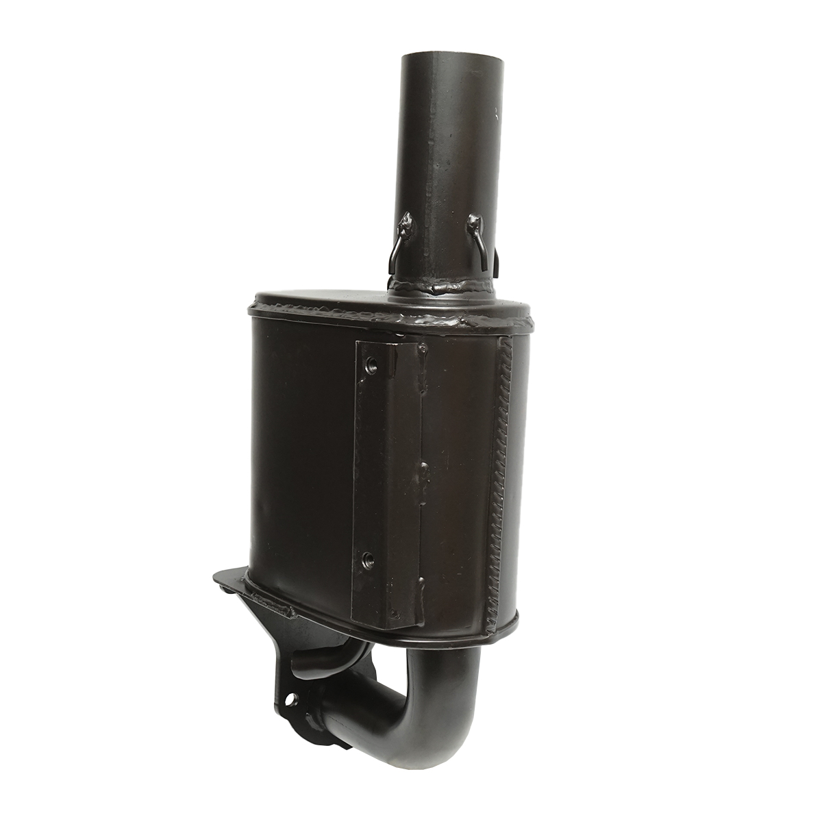 Amortizor toba esapament 240x150mm pentru JCB 3CXS-PC, 4CX-PC, 3CX, 215/3CX 15, 214e/3C 14, 215S/4CX 15, 214/3CX 14-PC, 3CX-T, 4CX, 3CXS OEM 128-H2997 - imagine 4