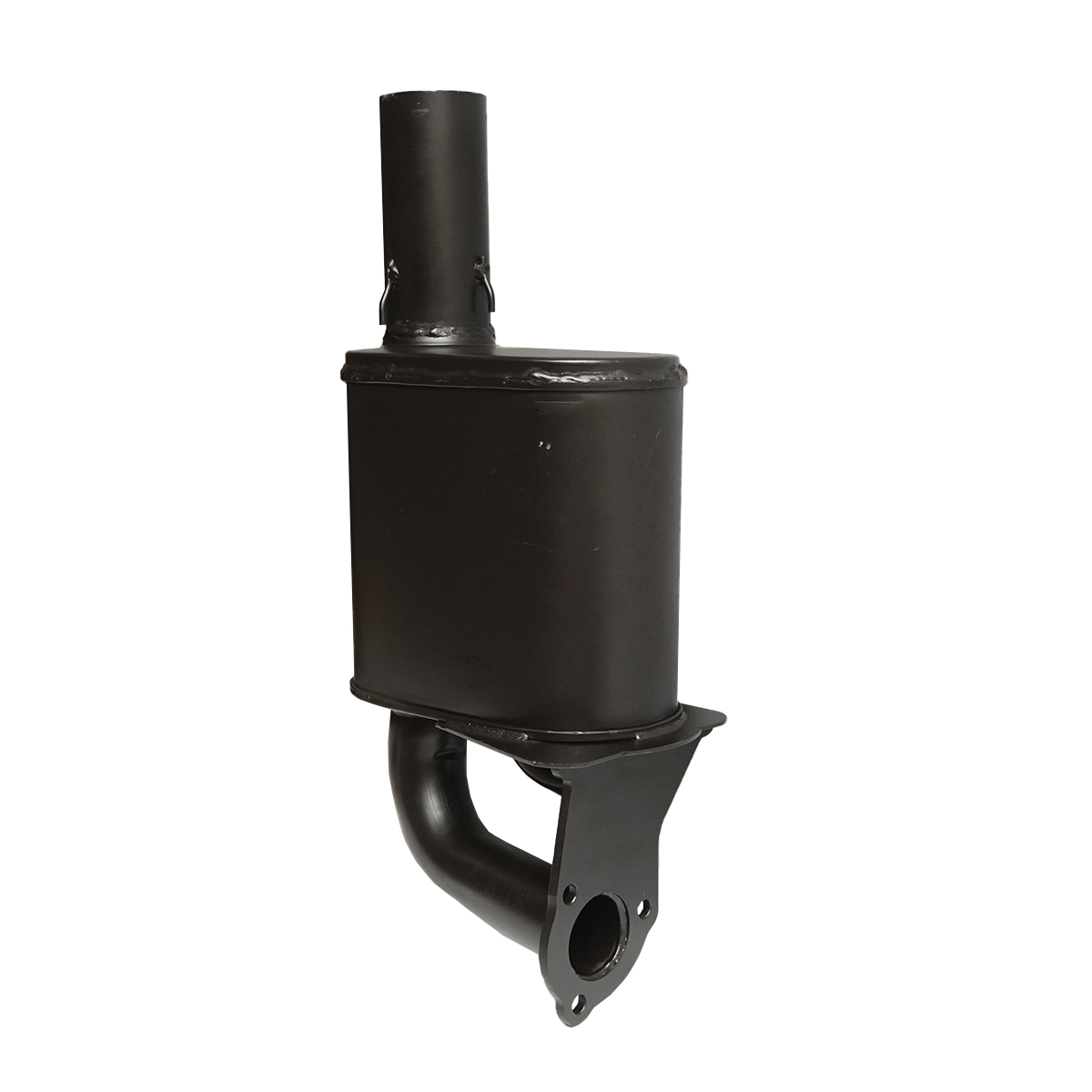 Amortizor toba esapament 240x150mm pentru JCB 3CXS-PC, 4CX-PC, 3CX, 215/3CX 15, 214e/3C 14, 215S/4CX 15, 214/3CX 14-PC, 3CX-T, 4CX, 3CXS OEM 128-H2997 - imagine 2