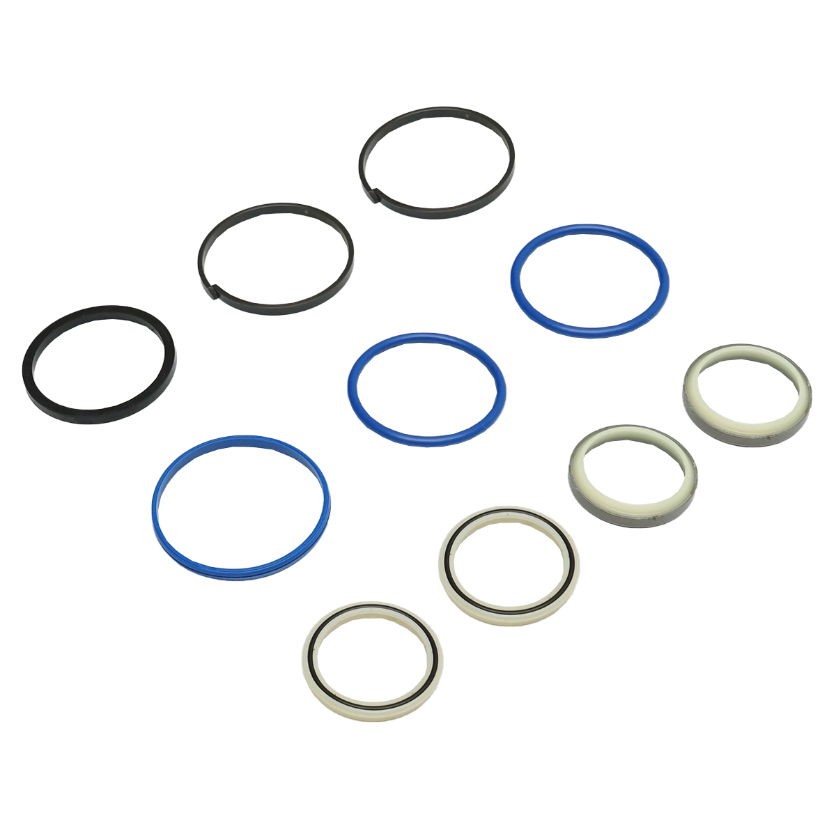 Kit reparatie cilindru de directie, corp fi 75mm si tija fi 45mm pentru JCB 3CX, 4CX OEM 991-00156 - imagine 2