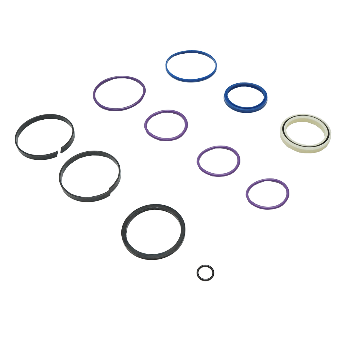 Kit garnituri reparatie cilindru hidraulic, corp fi 90mm si tija fi 60mm pentru JCB 3CX, 4CX OEM 991-00147 - imagine 2