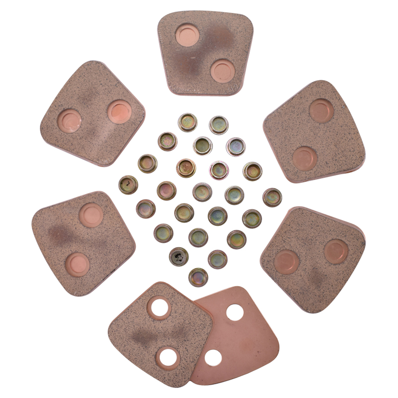 Set 12 ferodouri cu nituri disc ambreiaj 4mm 77x69 D1010 U-1010