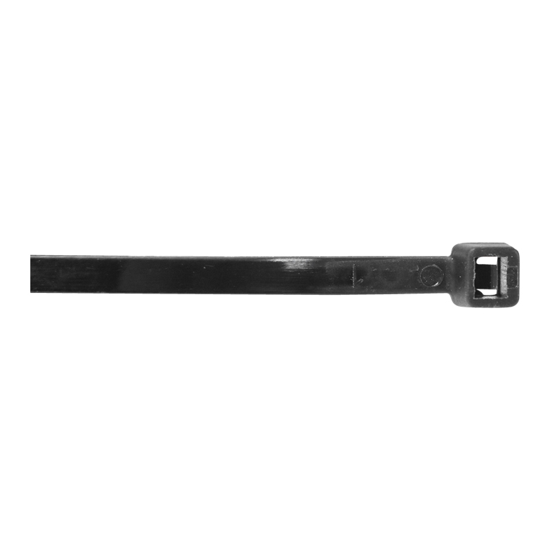 Faseta colier plastic negru 3.5x300mm 100 buc/set Longroad - imagine 5