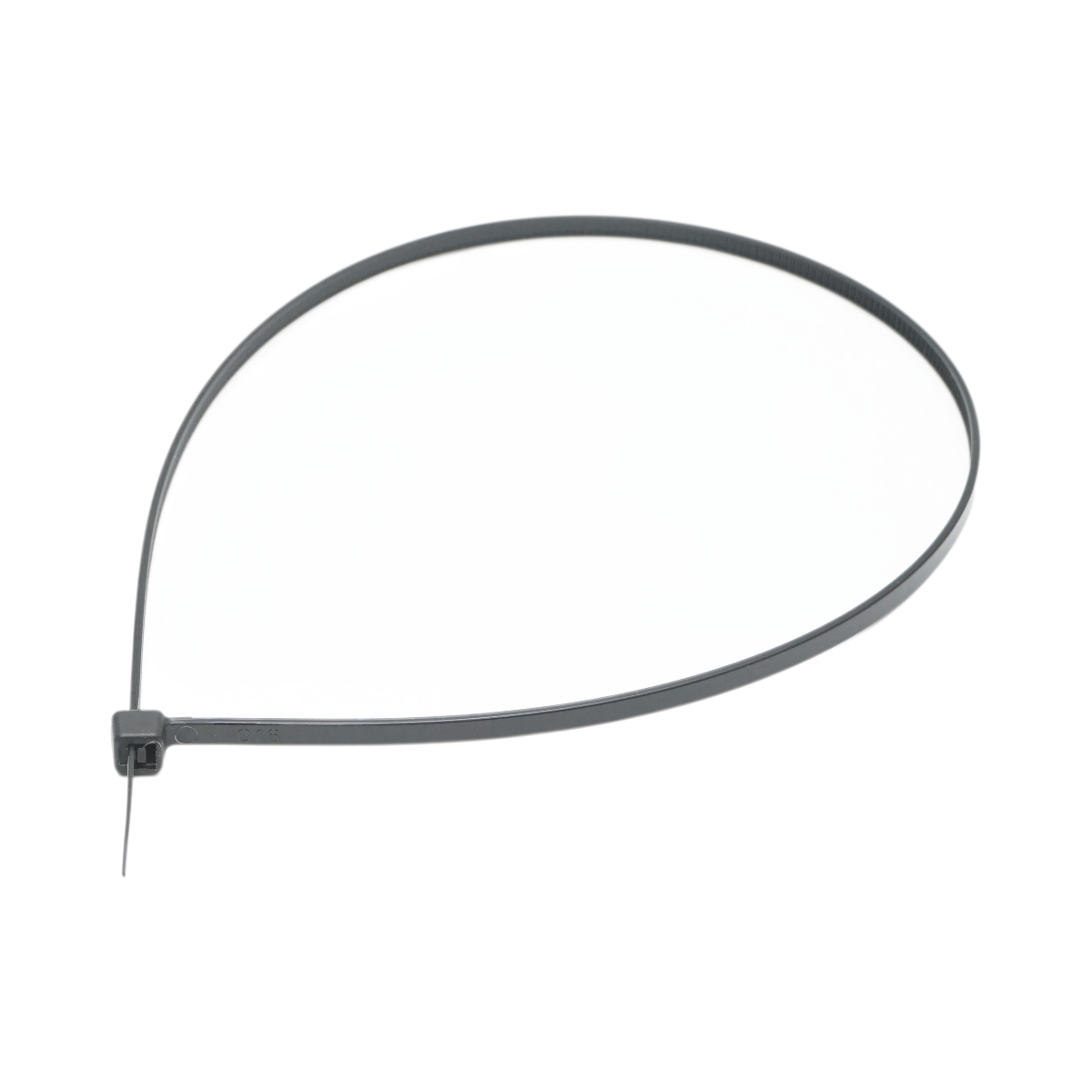 Faseta colier plastic negru 3.5x370mm 100 buc/set Longroad - imagine 3