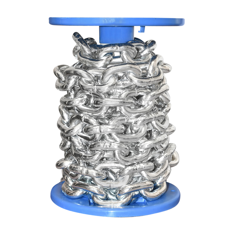 Lant electrogalvanizat DIN766 fi13 5m/rola tambur plastic - imagine 3