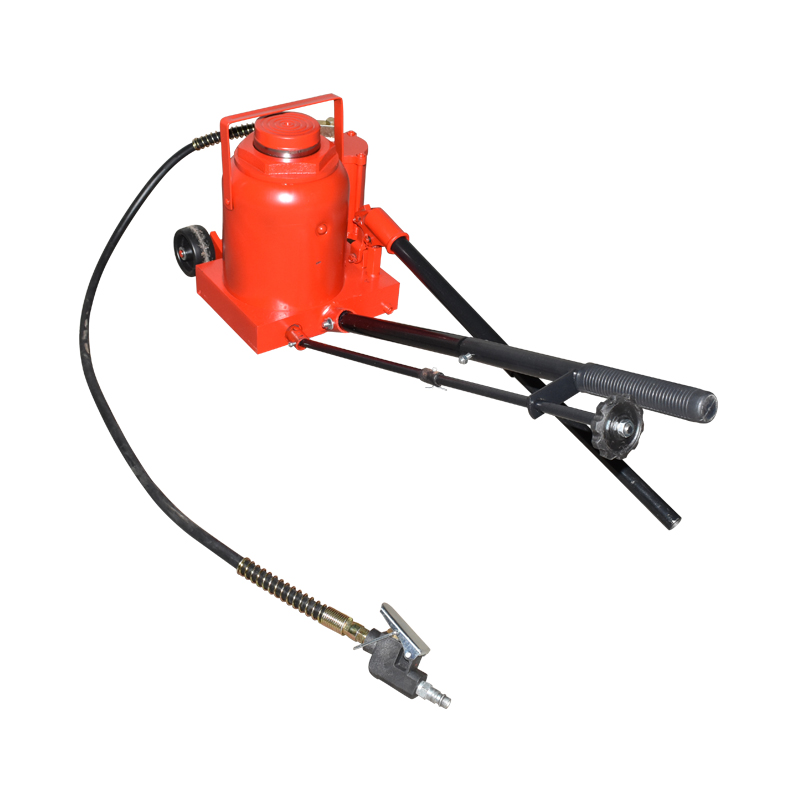 Cric hidro-pneumatic 50T cursa 16cm inaltime 28-44cm - imagine 2