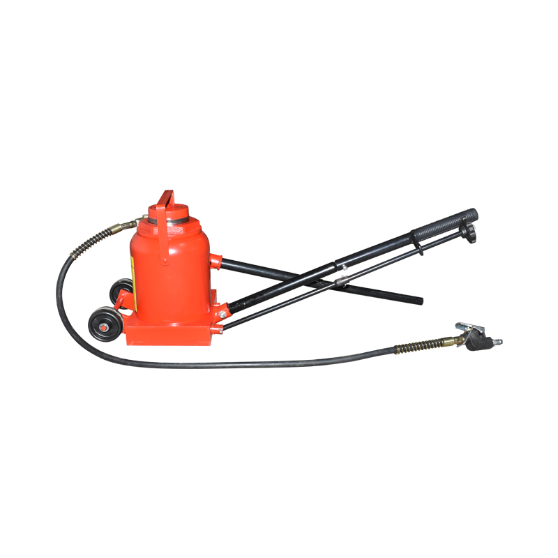 Cric hidro-pneumatic 50T cursa 16cm inaltime 28-44cm - imagine 3