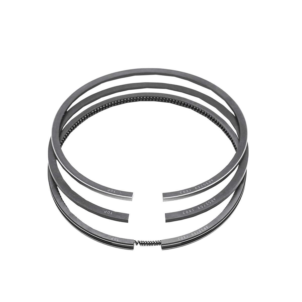 Segmenti piston 102mm 3.16x2,385x5mm John Deere AR55759 - imagine 2