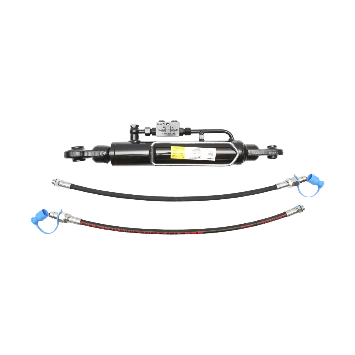 Tirant central reglabil hidraulic, categoria 1-2, 550mm inchis, cursa 257mm