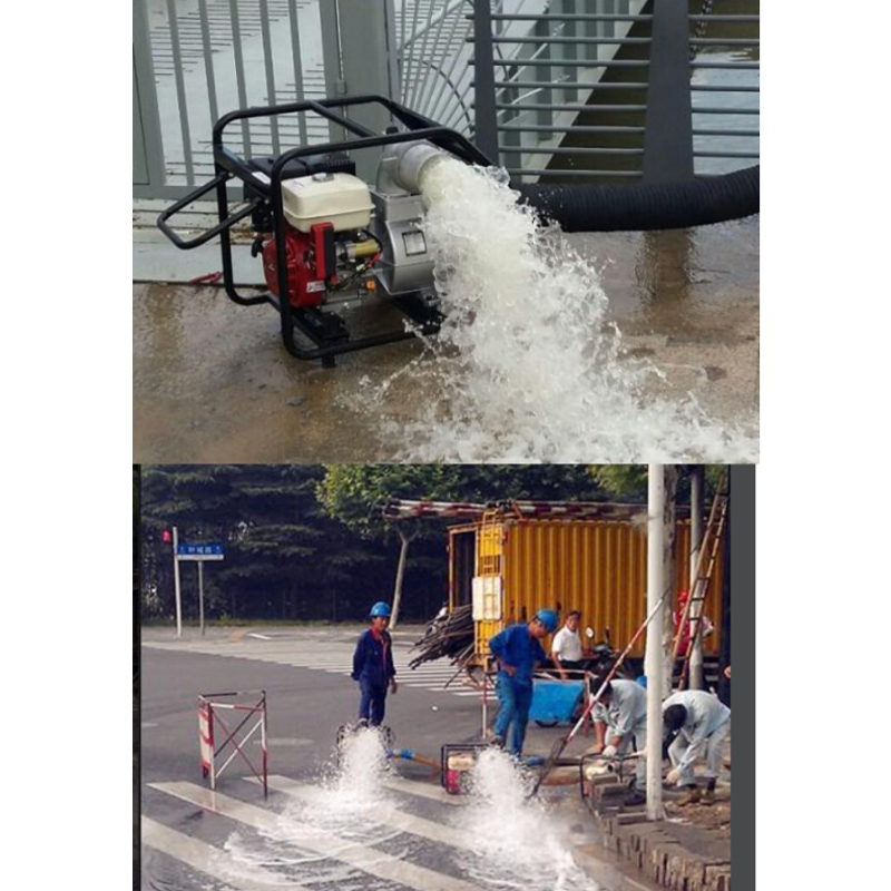 Motopompa WP20 3.2kw 50mm 163cc pentru constructii Huahe - imagine 3