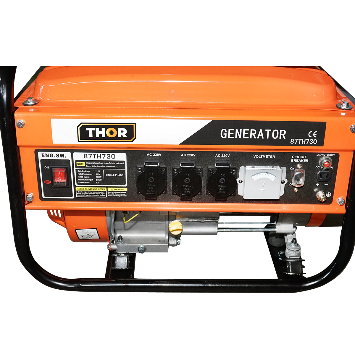 Generator electric 220V, 3KW pe benzina BS3500 Thor - imagine 6