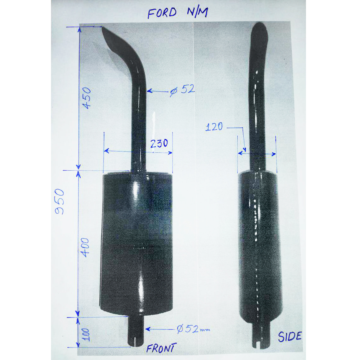 Toba esapament pentru Ford N/M - imagine 2