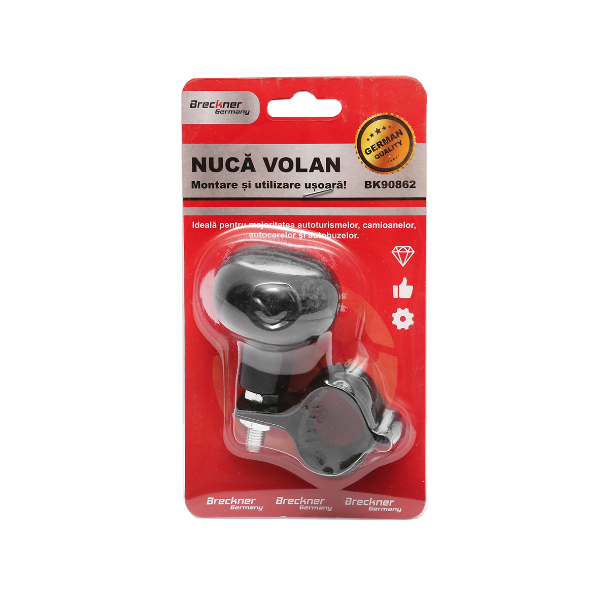 Nuca volan neagra universala Breckner Germany - imagine 3