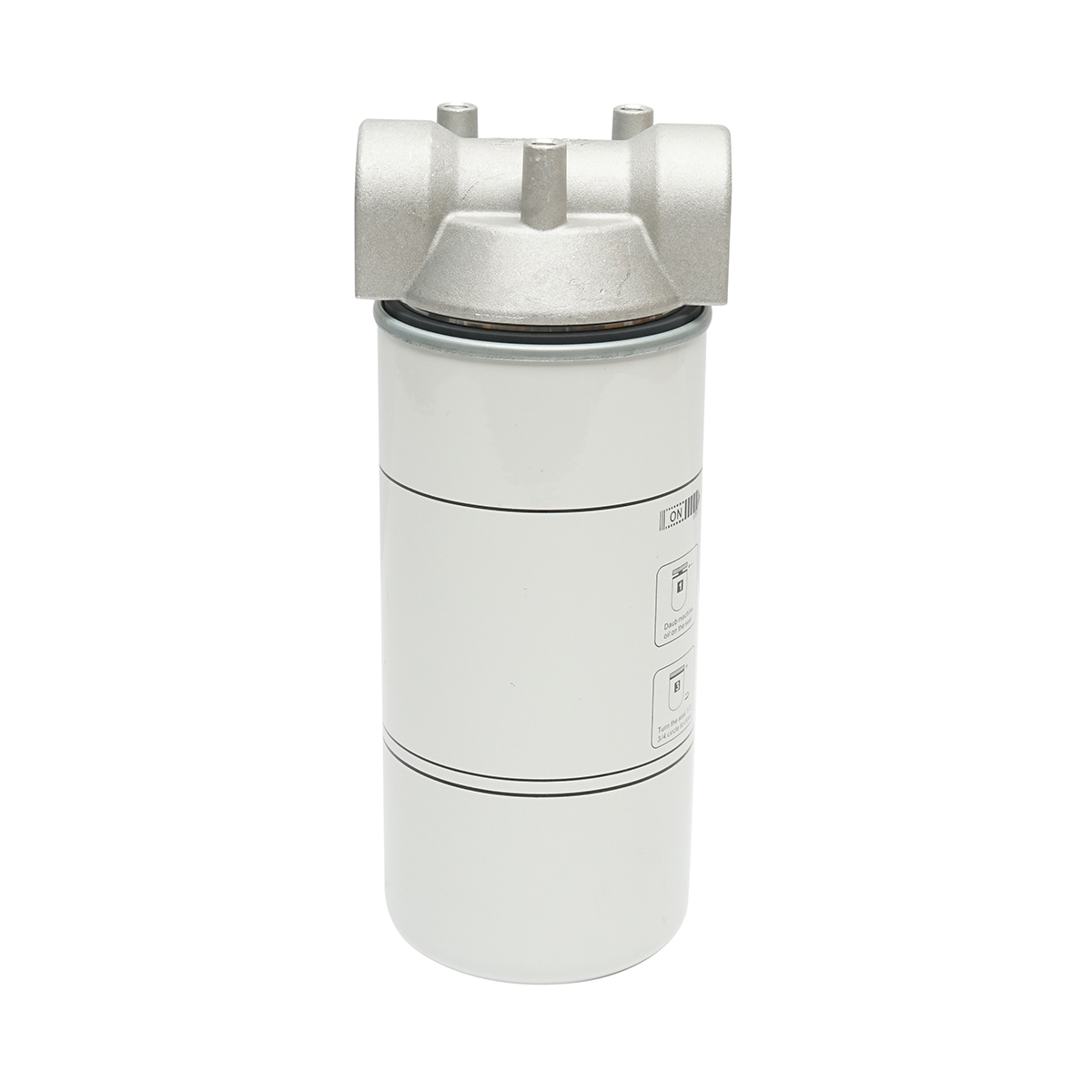 Filtru si suport (baterie) indepartare particule rezervor motorina, presiune 3.4 bar, debit 94.6 L/min, 30 microni, 1-1/2 -16 UNF Breckner Germany - imagine 2