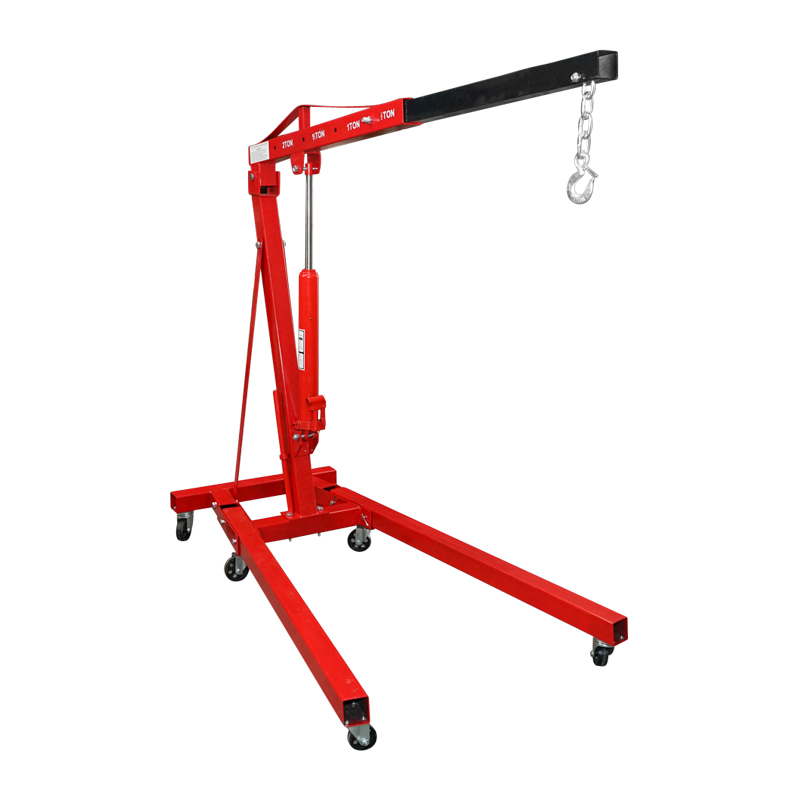 Macara hidraulica pliabila tip girafa pentru atelier 2T - imagine 4