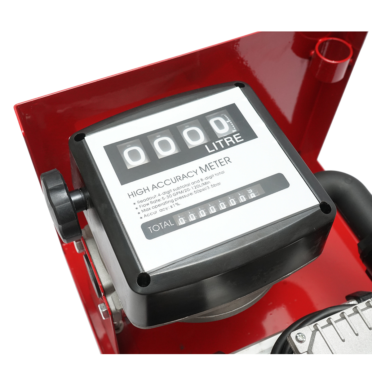 Kit pompa transfer motorina 220V 550W cu contor, furtun aspiratie 1,5m, furtun transfer 4m si pistol Breckner Germany - imagine 7