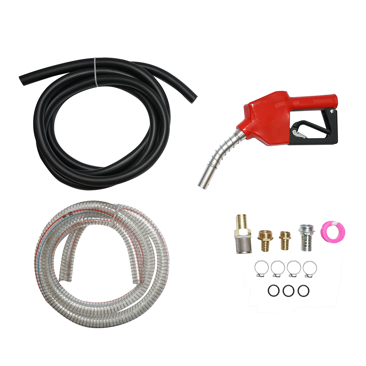 Kit pompa transfer motorina 220V 550W cu contor, furtun aspiratie 1,5m, furtun transfer 4m si pistol Breckner Germany - imagine 6