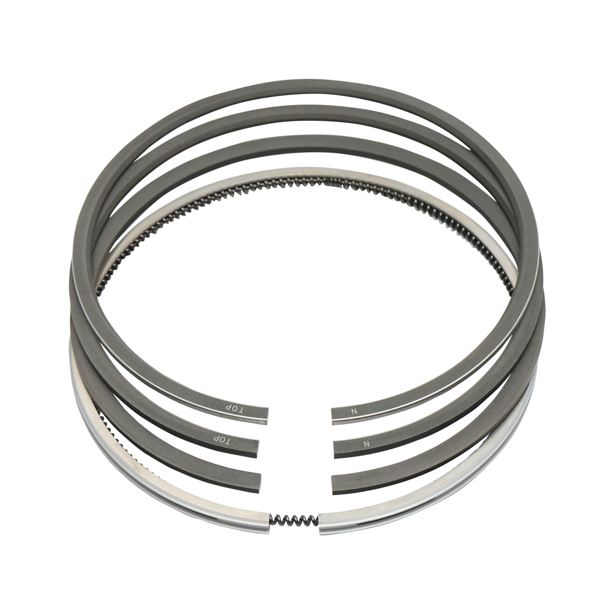 Set segmenti pentru 1 piston fi 111,76mm 2,38x2,38x2,38x4,74mm pentru Ford 83917468 - imagine 2