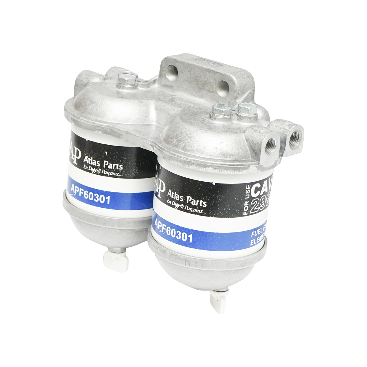 Baterie filtru combustibil dubla pentru Massey Ferguson, Case IH, Ford, Perkins OEM 5845B580 - imagine 2
