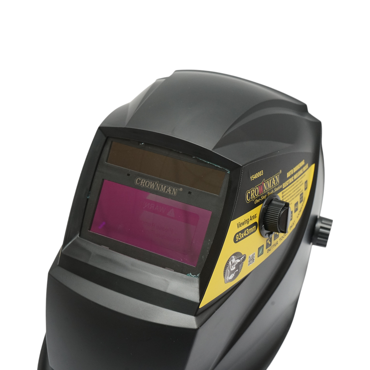 Masca de sudura automata cu cristale Crownman - imagine 4