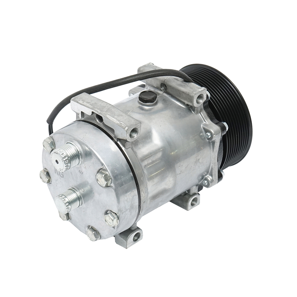 Compresor clima AC 12V New Holland, Case IH Z=10 cod OEM 87709773, 87300121, QP7H15-6020G - imagine 2