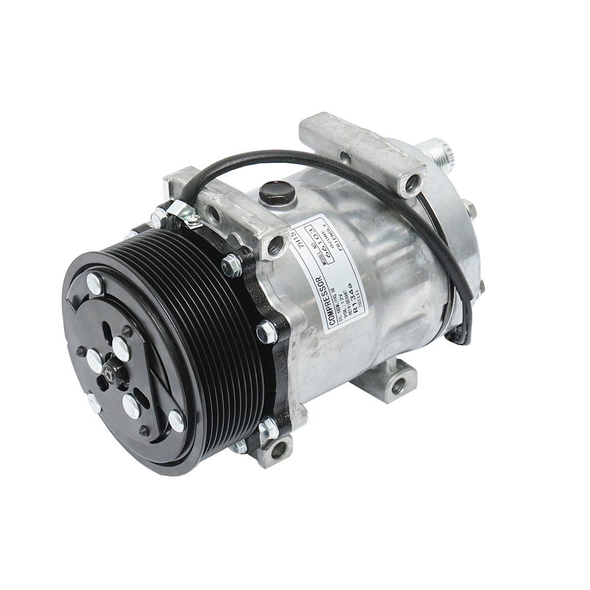 Compresor clima AC 12V New Holland, Case IH Z=10 cod OEM 87709773, 87300121, QP7H15-6020G