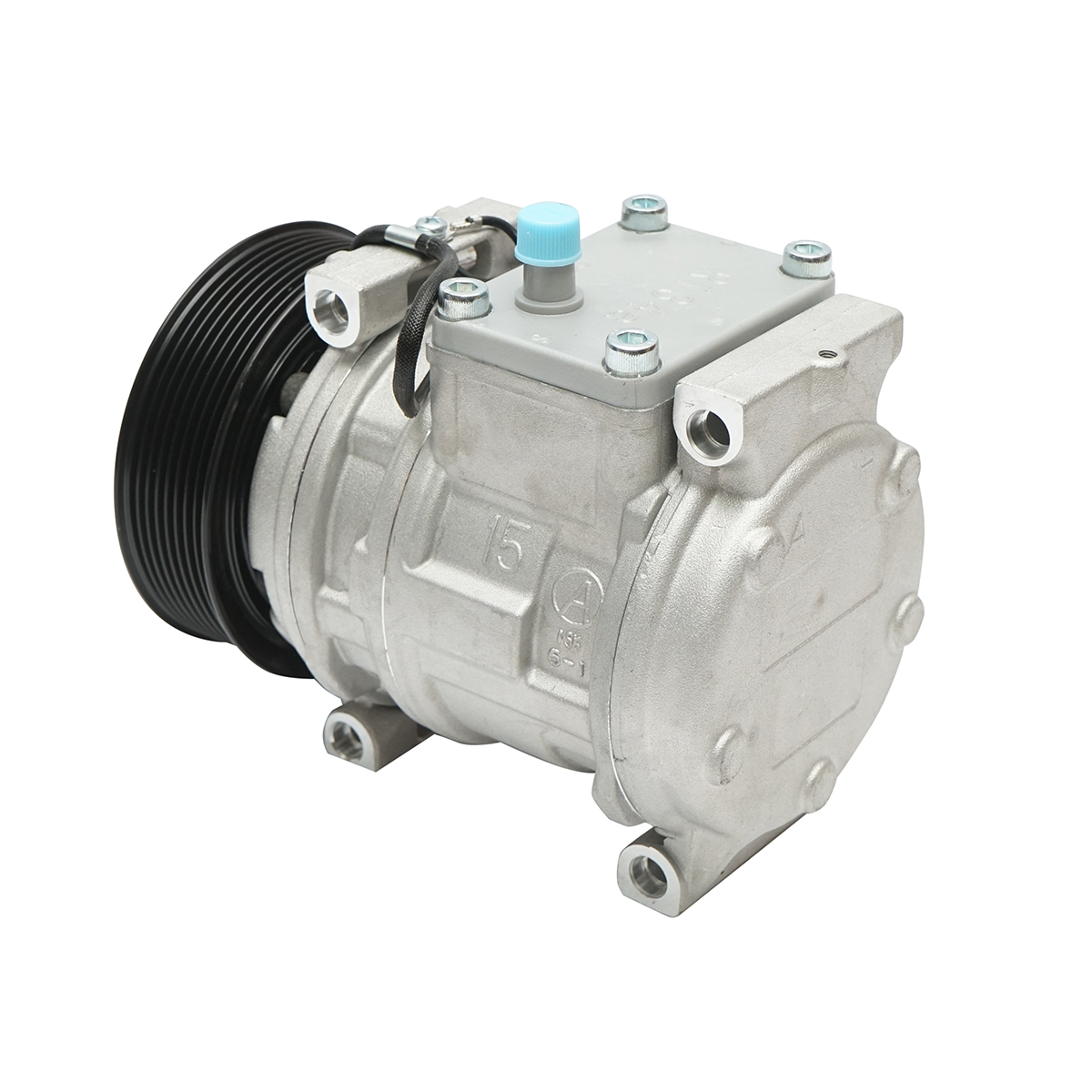 Compresor clima pentru John Deere cod OEM AL176858, AL176857, AL154203, AL155836, AL78779, RE203758, 12V - imagine 3