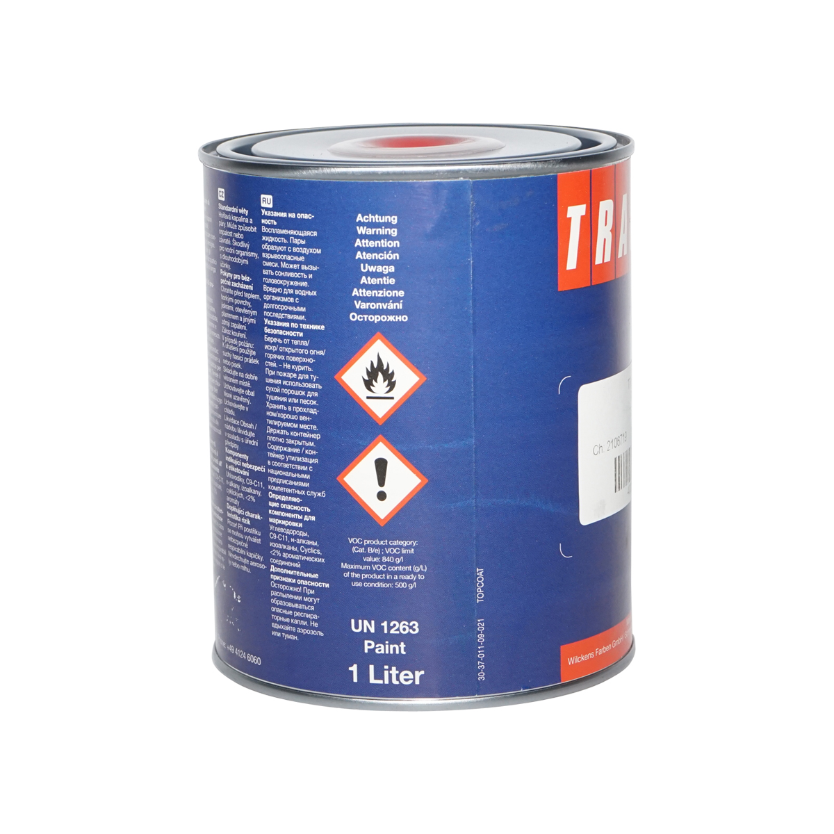 Vopsea auto rosu tip Welger RAL 3002 1L Tractol - imagine 3
