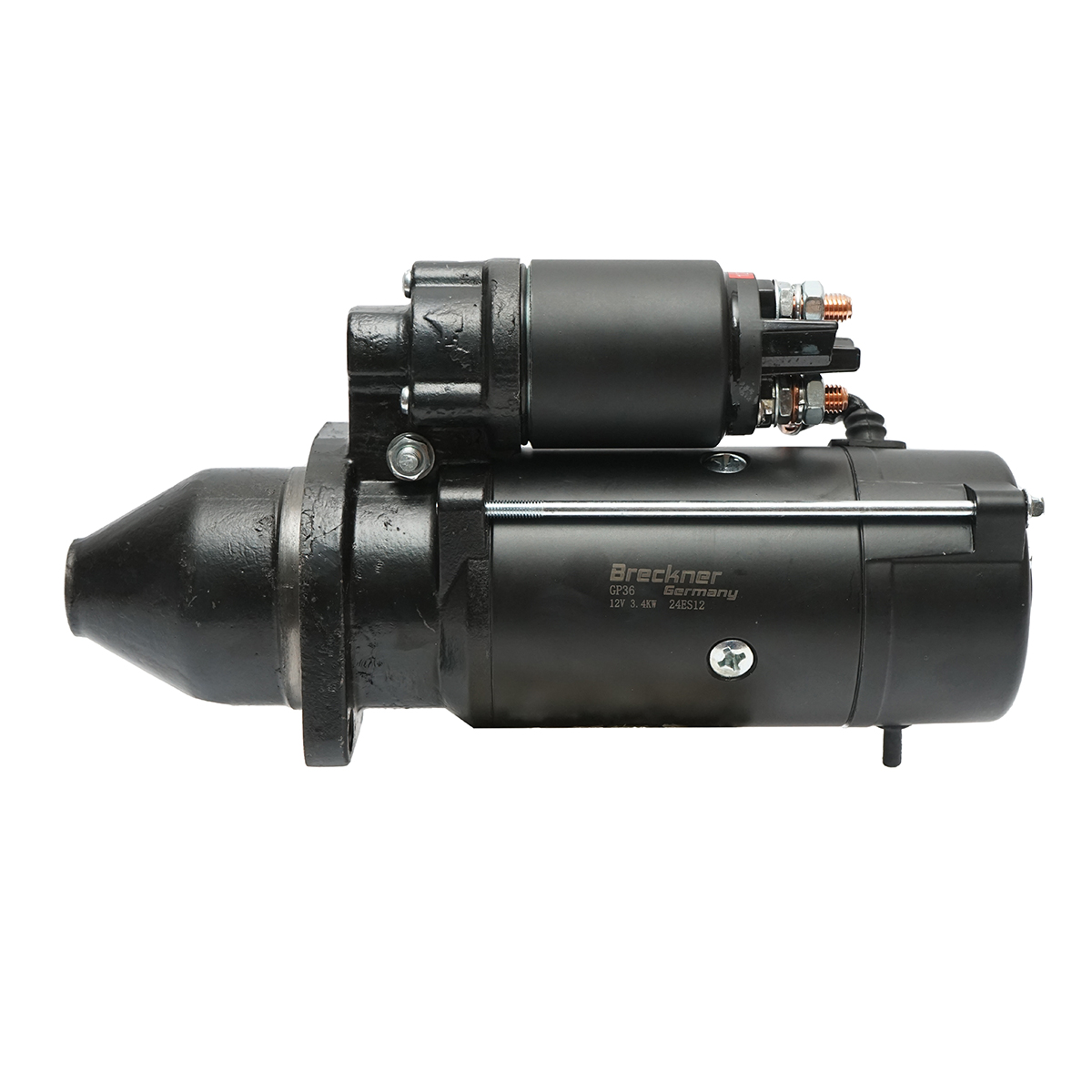 Electromotor 12V/3.4KW tip Iskra 320mm pentru John Deere OEM AL110597 - imagine 3