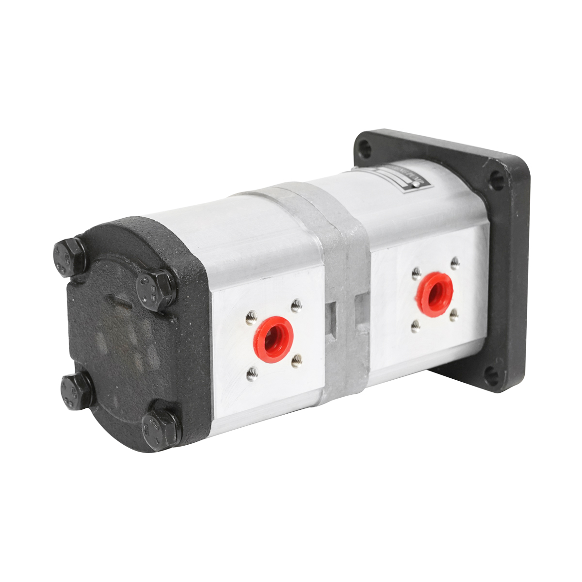Pompa hidraulica dubla sens pe stanga, debit 22+14cm3 pentru New Holland, Case IH OEM 47129338 - imagine 5