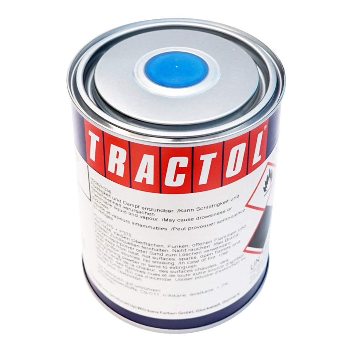 Vopsea auto albastru tip Raba 1L Tractol - imagine 2