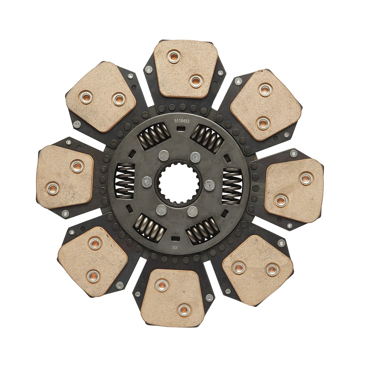 Disc ambreiaj fi 350mm, interior 1 fi 45mm, interior 2 fi 50mm Z=18 pentru Fiat OEM 5118453