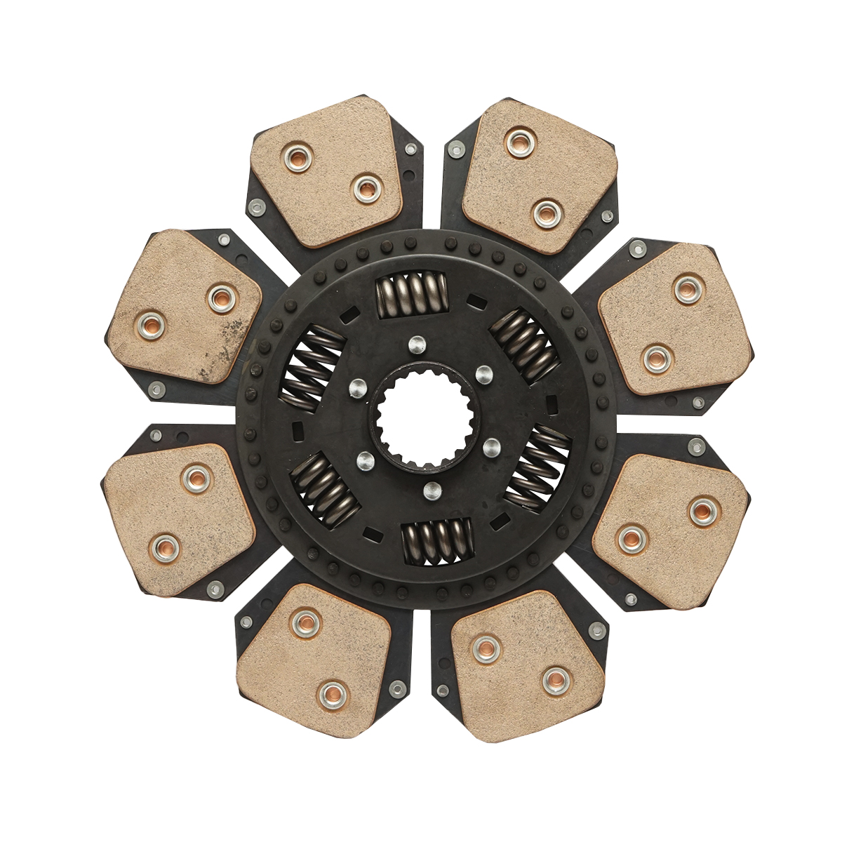 Disc ambreiaj fi 350mm, interior 1 fi 45mm, interior 2 fi 50mm Z=18 pentru Fiat OEM 5118453 - imagine 2