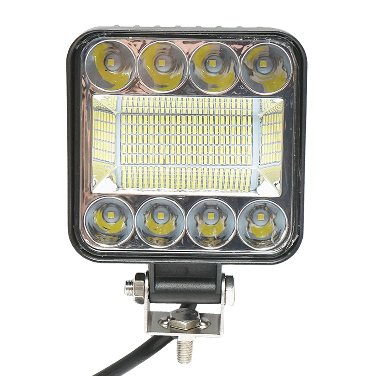 Lampa proiector 128 LED-uri 9-80V 6500K 103x48x103mm IP67 Breckner Germany - imagine 5