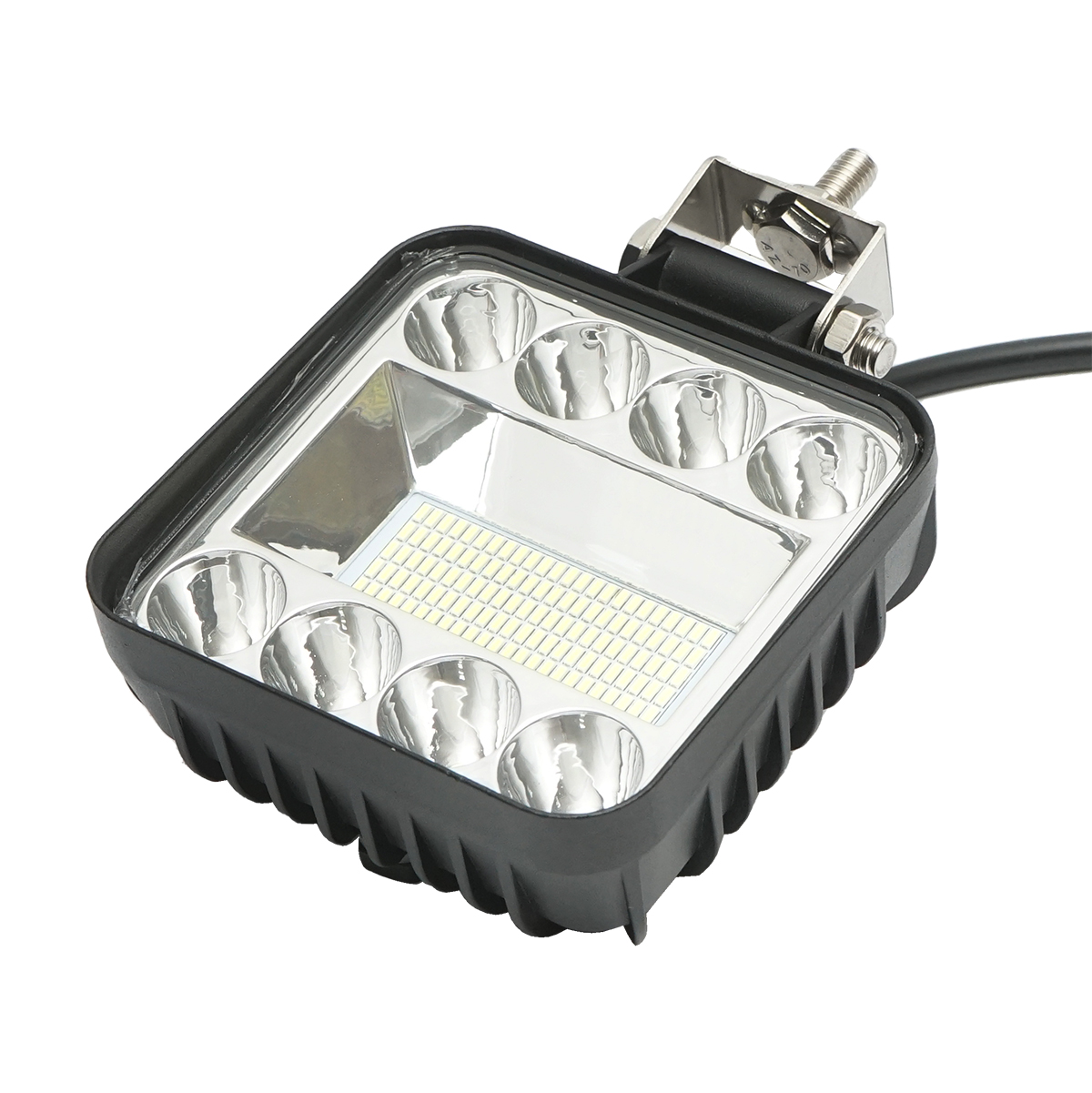 Lampa proiector 128 LED-uri 9-80V 6500K 103x48x103mm IP67 Breckner Germany - imagine 3