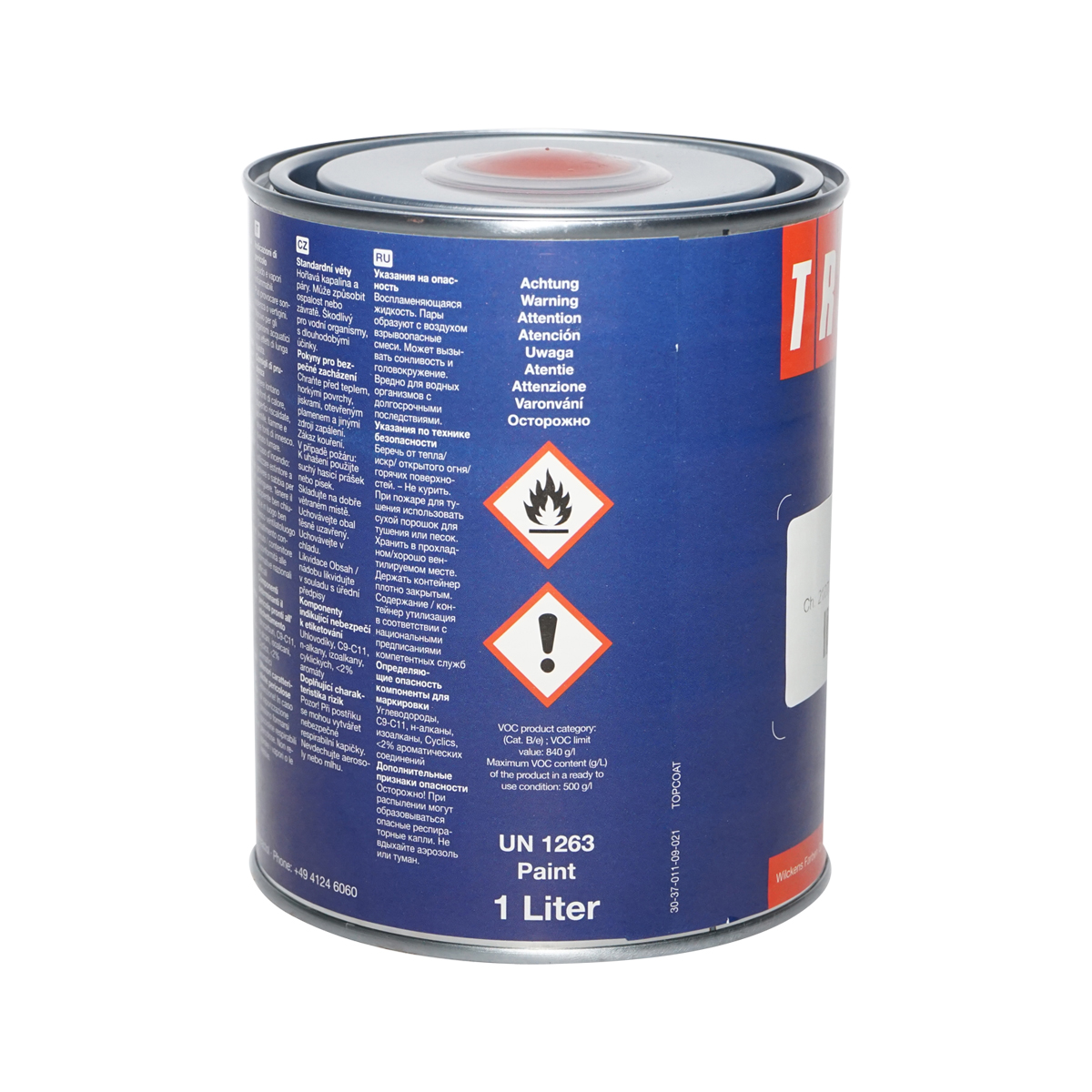 Vopsea auto brun tip Fiat 1L Tractol - imagine 2