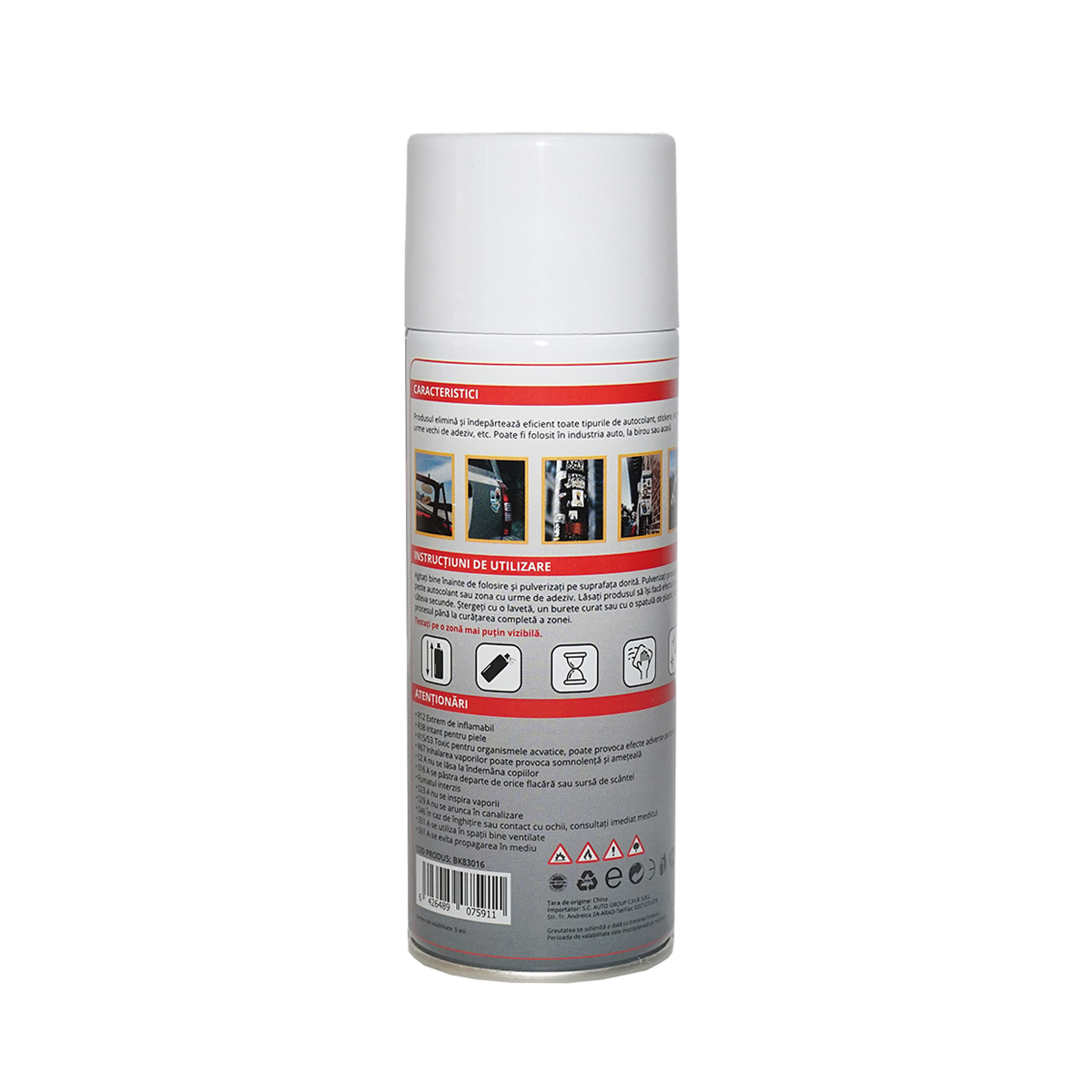 Spray pentru indepartat etichete, autocolante 450ml Breckner Germany - imagine 2