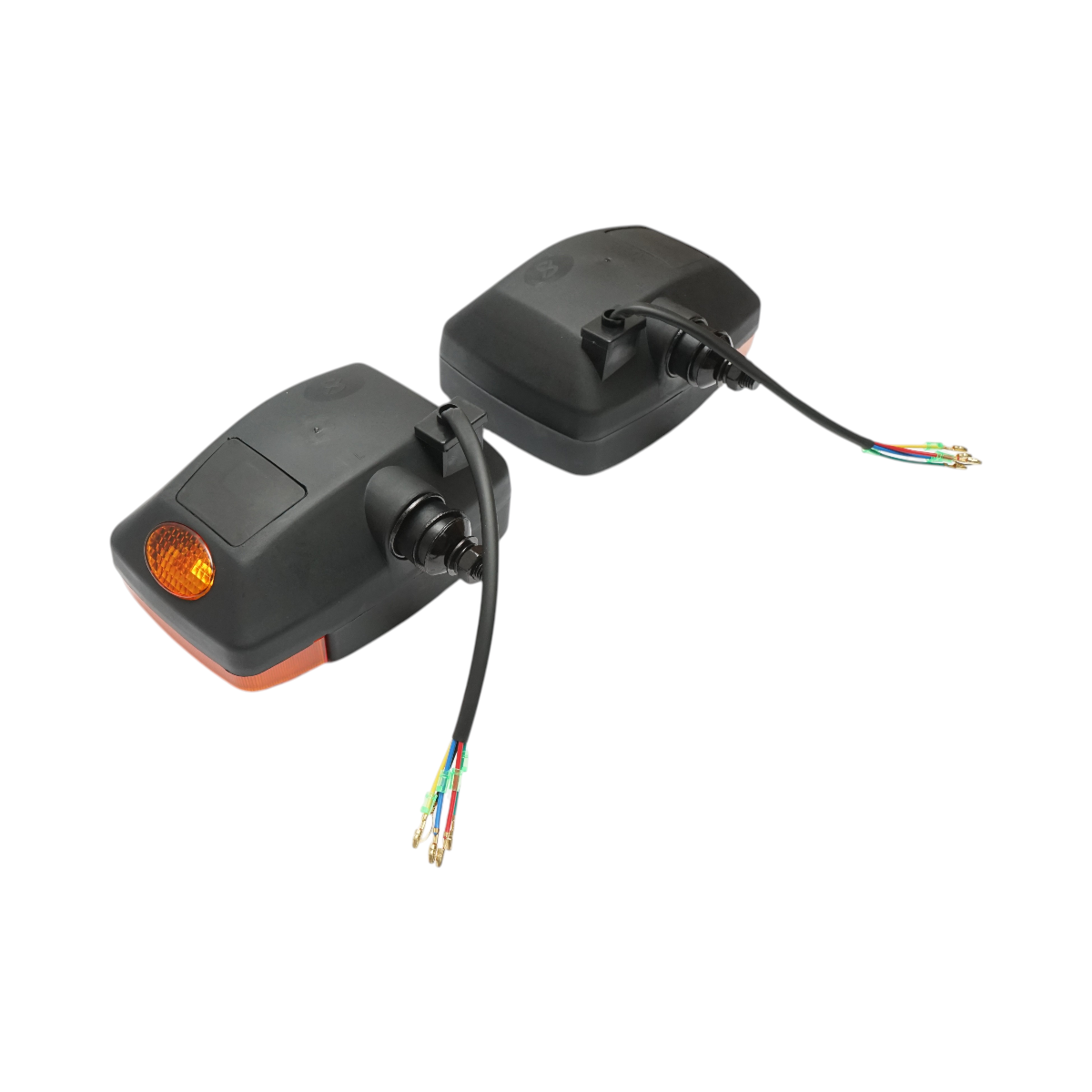 Set lampi fata cu semnalizare stanga/dreapta 12/24V pentru JCB 3CX, 3DX cod OEM 700/50055, 700/50056, 700/50119, 700/38400 - imagine 4