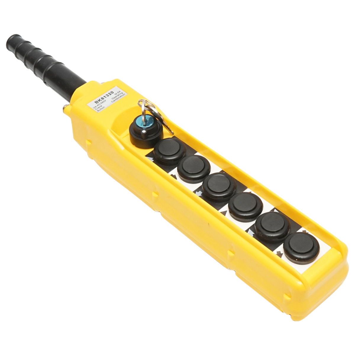 Telecomanda industriala cu 6 comenzi si contact general cu cheie 380V Breckner Germany - imagine 3