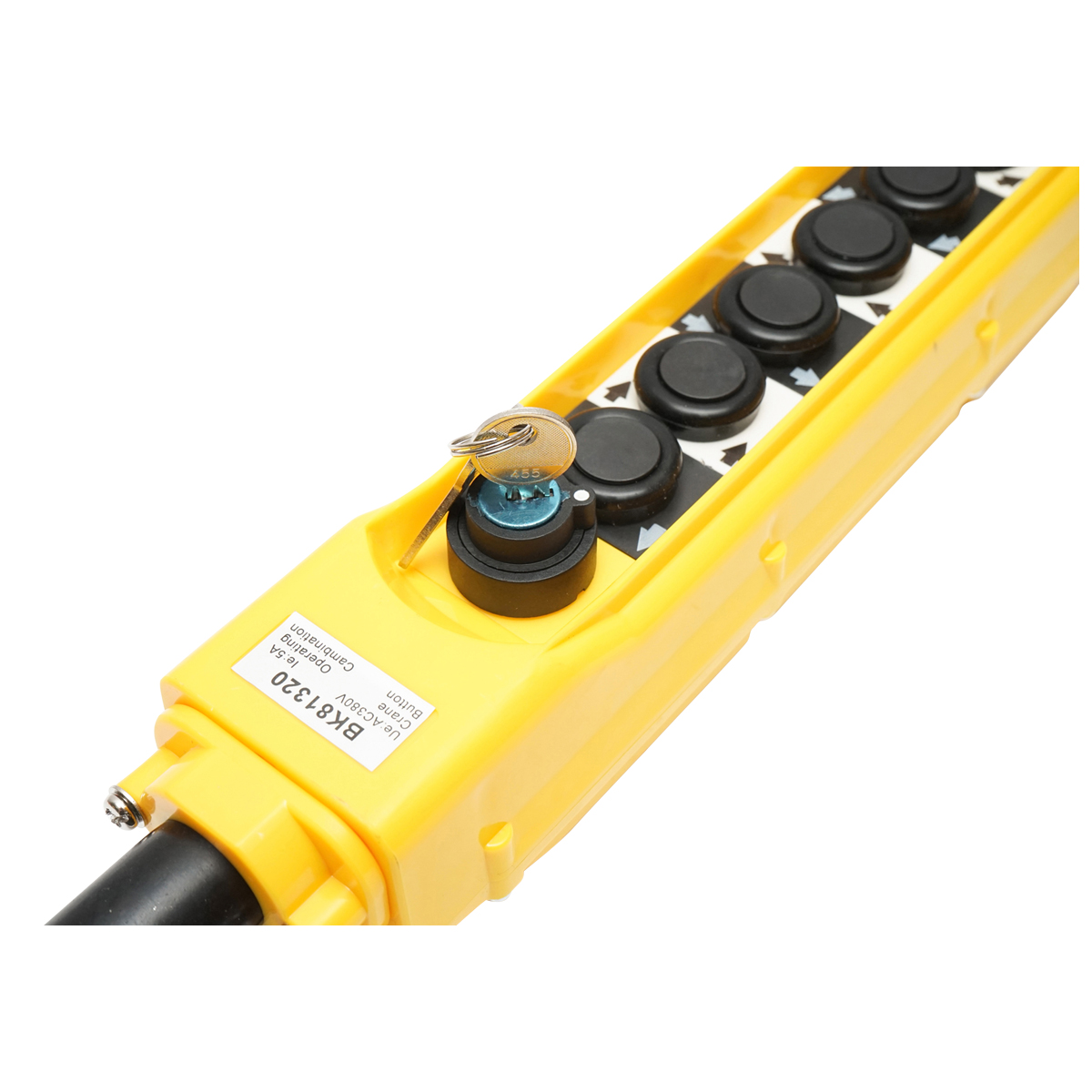 Telecomanda industriala cu 6 comenzi si contact general cu cheie 380V Breckner Germany - imagine 6