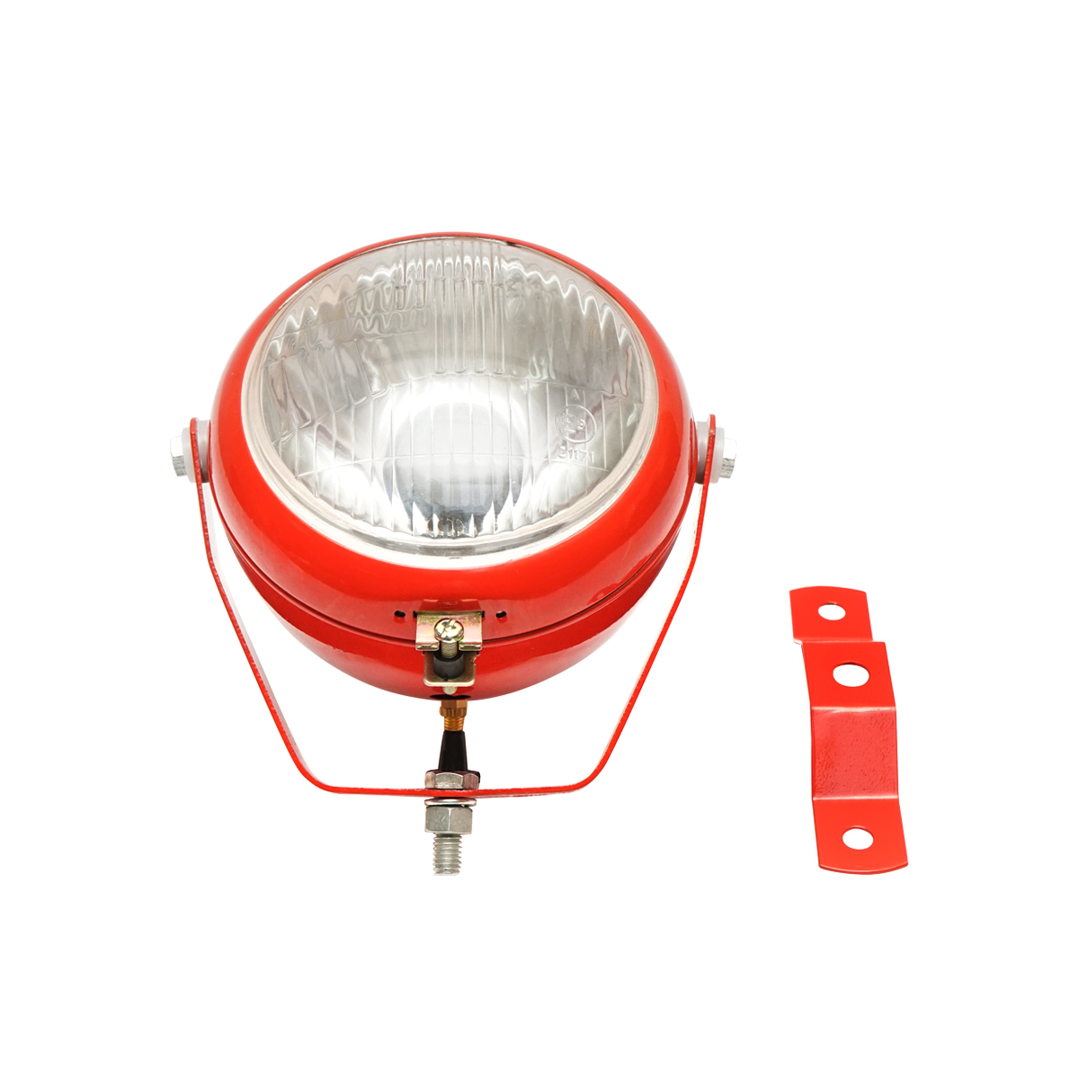 Lampa rosie, proiector de lucru reglabil cu intrerupator UNIVERSAL 12V - imagine 3