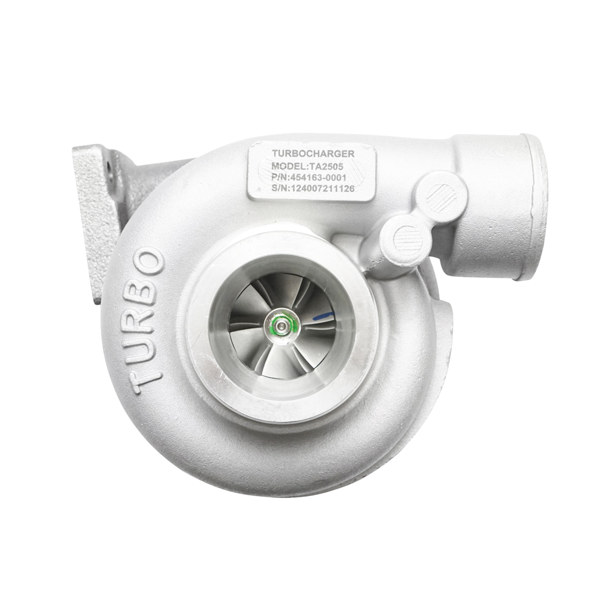 Turbo pentru Case IH, New Holland cod OEM 99449947, 454163-0001, model TA2505, motor Iveco 8035.25.228, 8045.25.287 - imagine 2