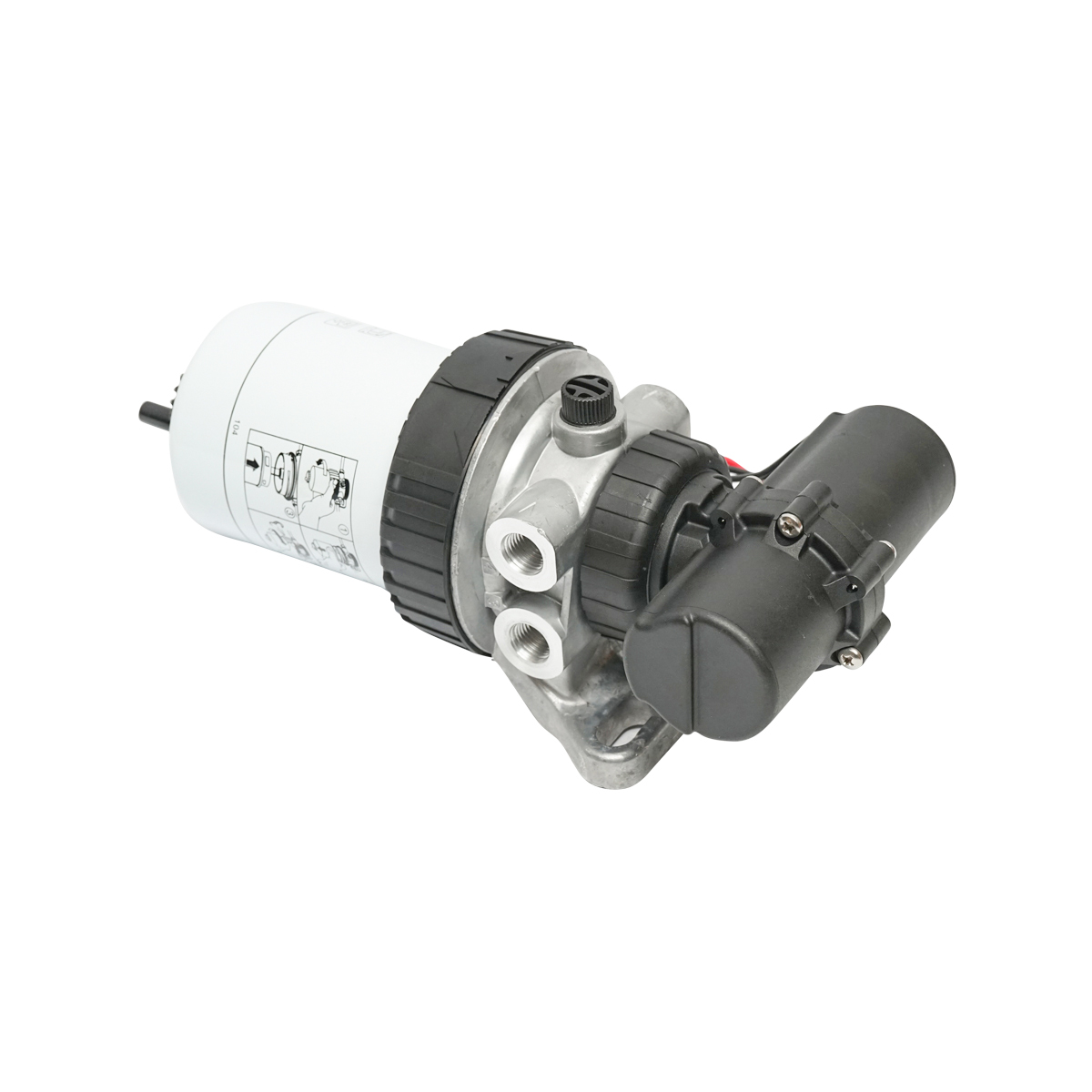 Pompa alimentare electrica cu filtru pentru Massey Ferguson, New Holland, Case IH OEM 84288071, 162000080881, 47111572, 836866309, 836867597, 836867831, 836879200, 836879202, 837073628 - imagine 4