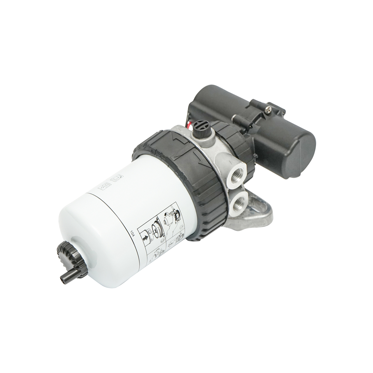 Pompa alimentare electrica cu filtru pentru Massey Ferguson, New Holland, Case IH OEM 84288071, 162000080881, 47111572, 836866309, 836867597, 836867831, 836879200, 836879202, 837073628 - imagine 3