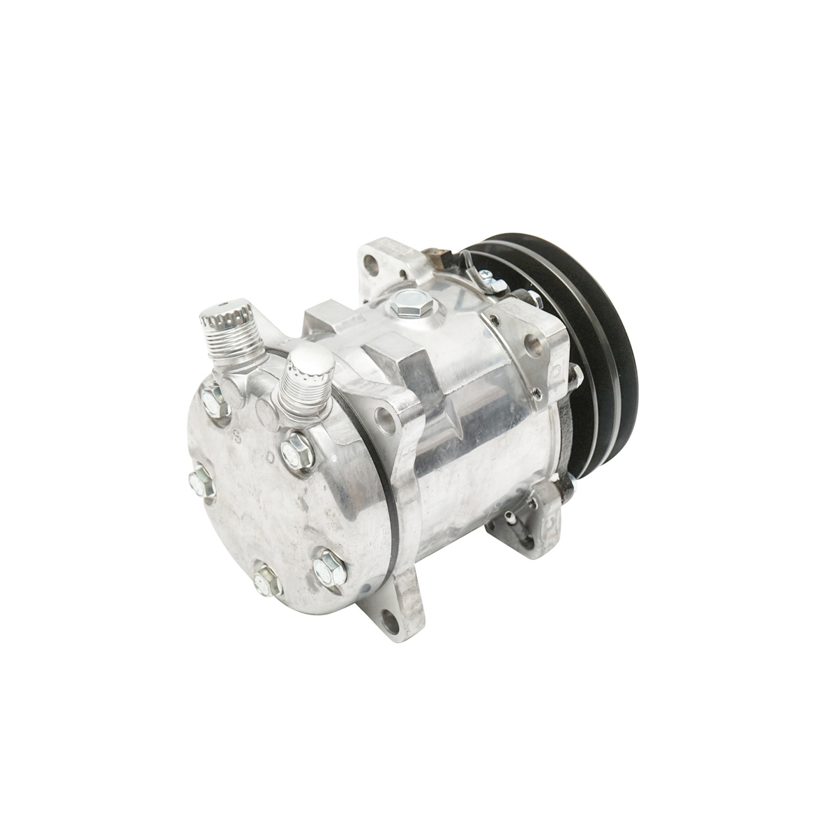 Compresor clima A/C pentru New Holland, Case IH, cod OEM 5176185, 9704118, 89508380, 80450805 Breckner Germany - imagine 3