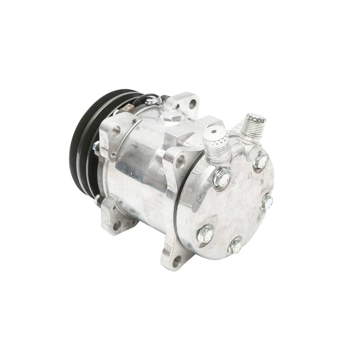 Compresor clima A/C pentru New Holland, Case IH, cod OEM 5176185, 9704118, 89508380, 80450805 Breckner Germany - imagine 2