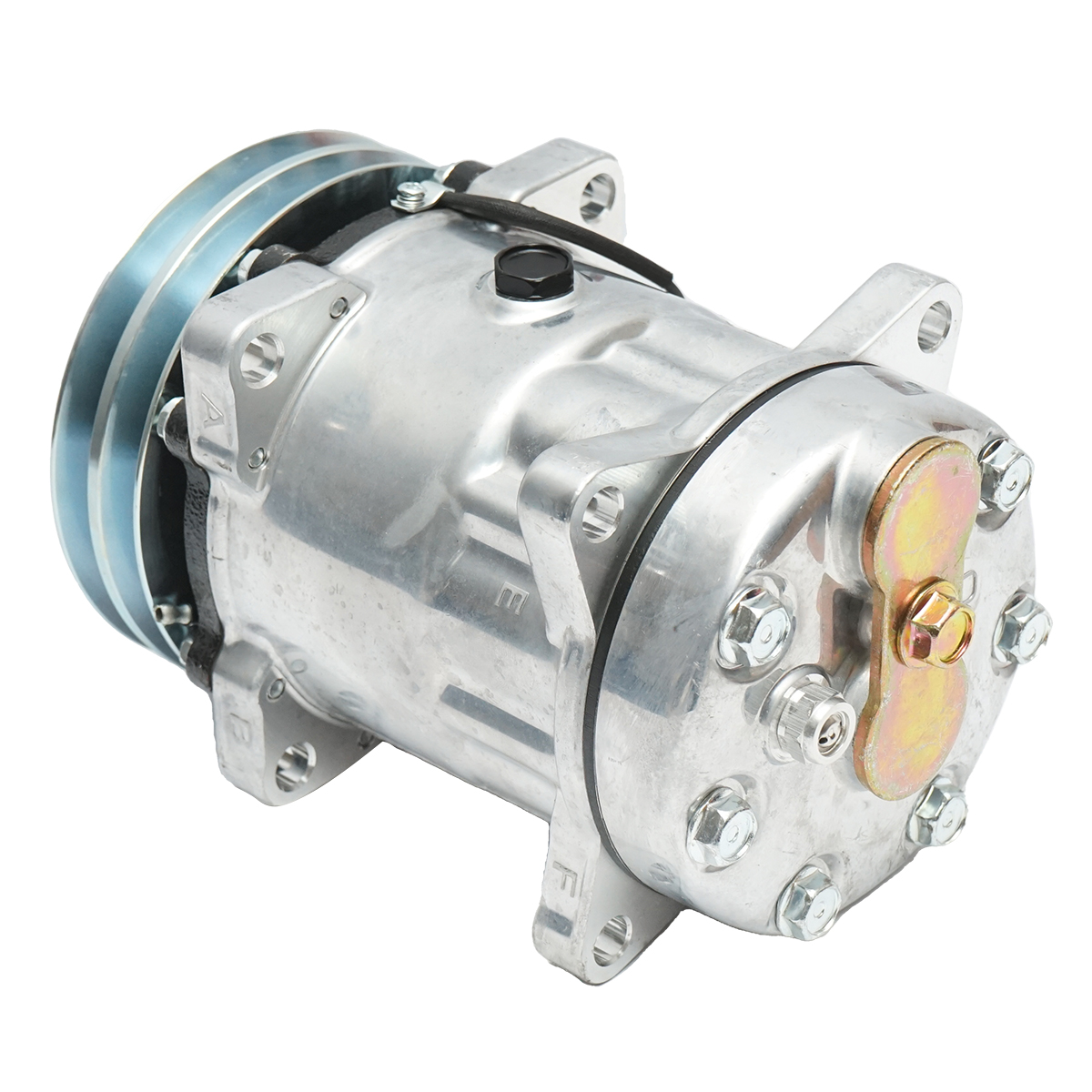 Compresor clima A/C pentru Massey Ferguson, Claas, Landini cod OEM 3157920, 3159720, 3712528M2, 3782613M2, 3386861M1 - imagine 3