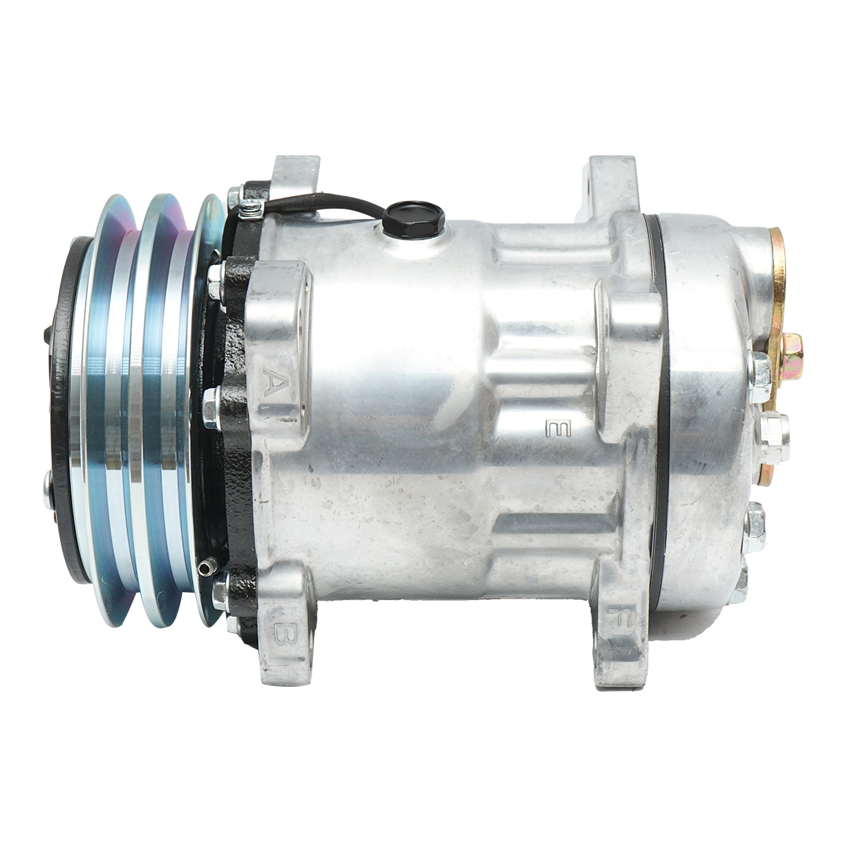 Compresor clima A/C pentru Massey Ferguson, Claas, Landini cod OEM 3157920, 3159720, 3712528M2, 3782613M2, 3386861M1 - imagine 2
